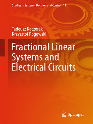 cover image of Fractional Linear Systems and Electrical Circuits